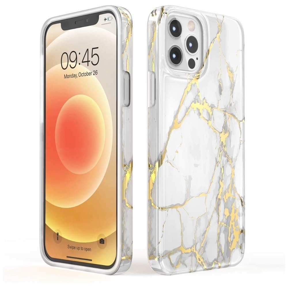 Tenpon iPhone 12 Pro Max Case 6.7" Glossy Marble